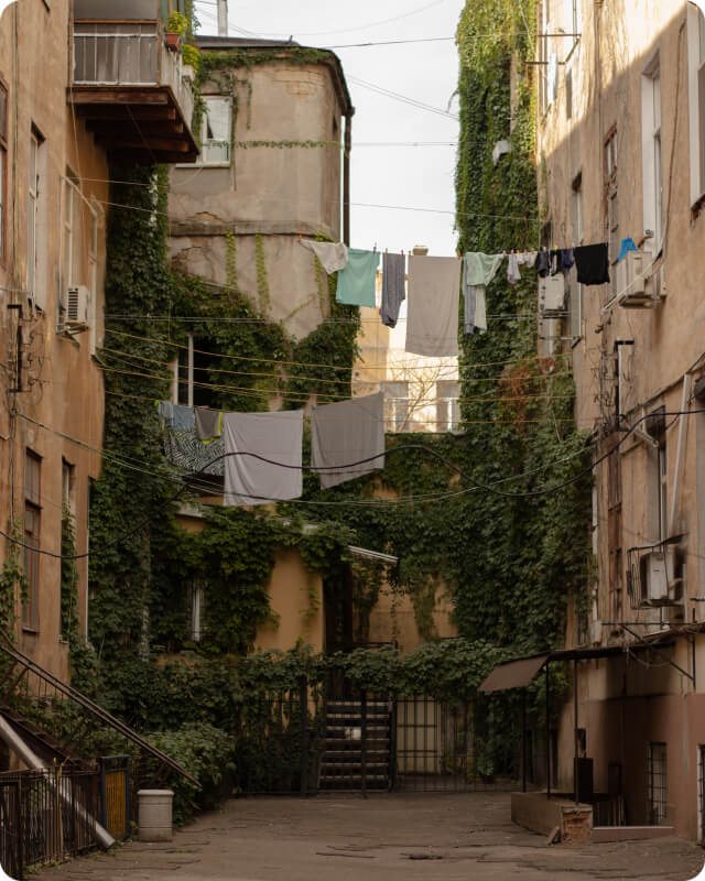 Odesa courtyard reference photograph 1